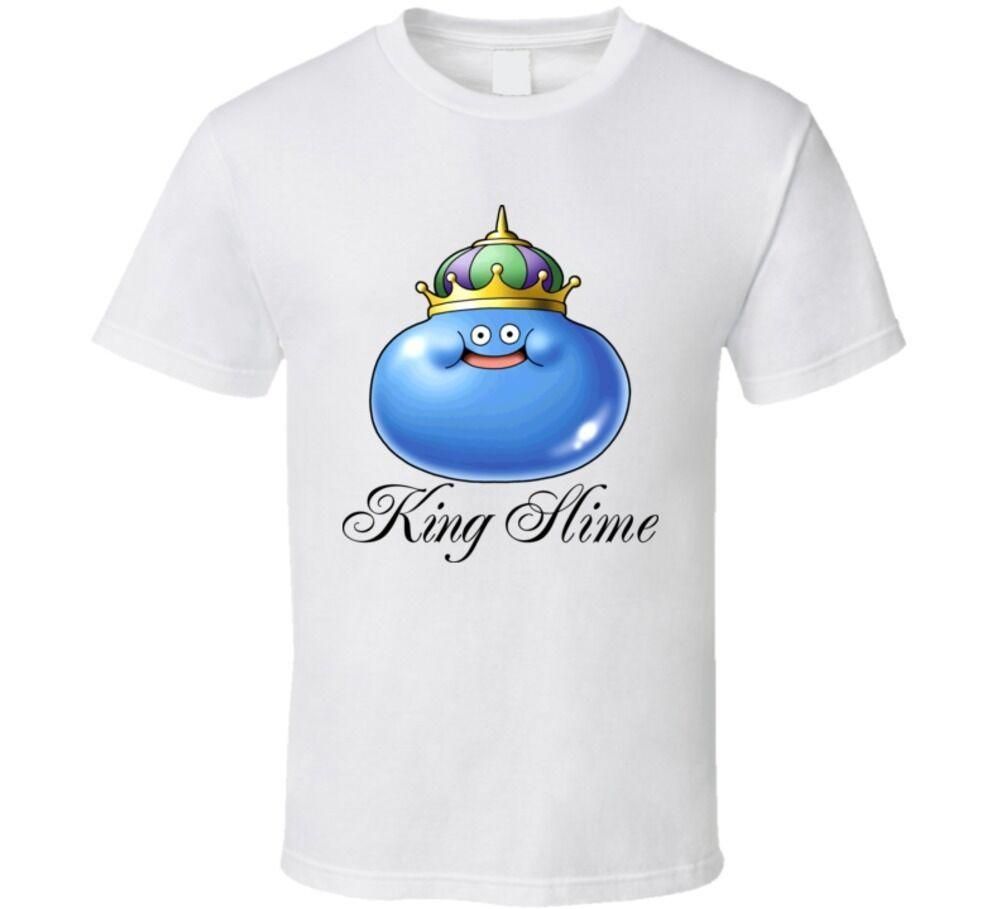 Футболки унисекс с видеоиграми Dragon Quest King Slime
