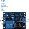 DC 12V Timer Relay Module LED Display Delay On Off Relay Infinite Loop Timer  Industrial Equipment