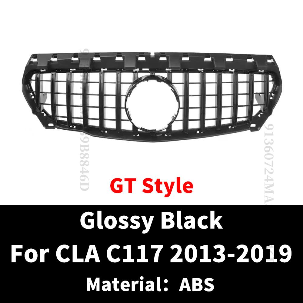 Front Bumper Grille Inlet Grill GT Diamond For Mercedes C117 W117 Benz CLA 2013 2014 2015 2016 2017 2018 2019 Tuning Facelift
