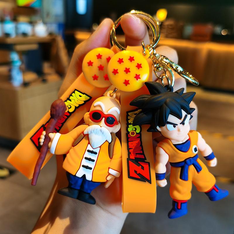 Аниме Dragon Ball SonGoku Брелок Украшения Son Goku Vegeta Piccolo Фигурки для украшения сумки
