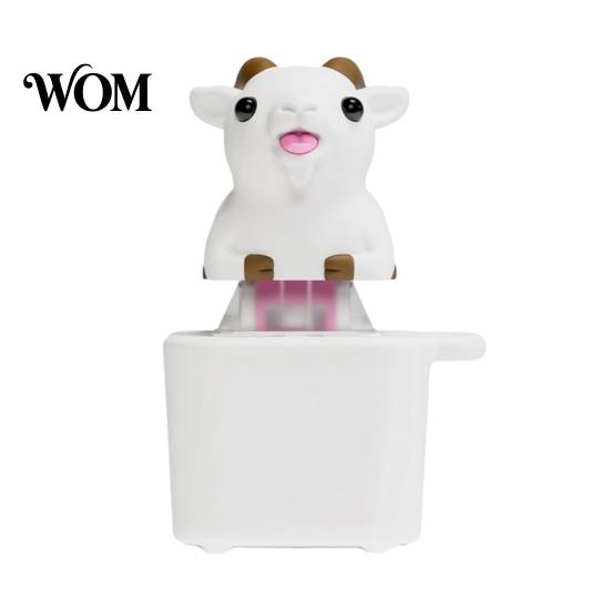 Sensory Tactile Feedback Toy 1/2Pcs Goat Keyboard Fidget with Sound, Rechargeable Sheep Finger Clicker Type C Toy, Animal Push Button Decompression