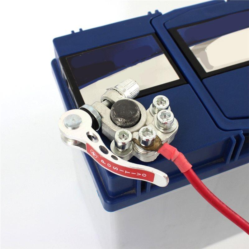 Quick Release Terminal Connectors 1 Pair 12V 24V Car Battery Terminals Top Post Wire Cable Clamp Clip Screw Auto Parts