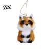 Christmas Tree Raccoon Ornament Cute Plush Doll with Lanyard Soft Fluffy Animal Pendant Non-shedding for Bags Keys Trees Collectible Gifts Kids Adults