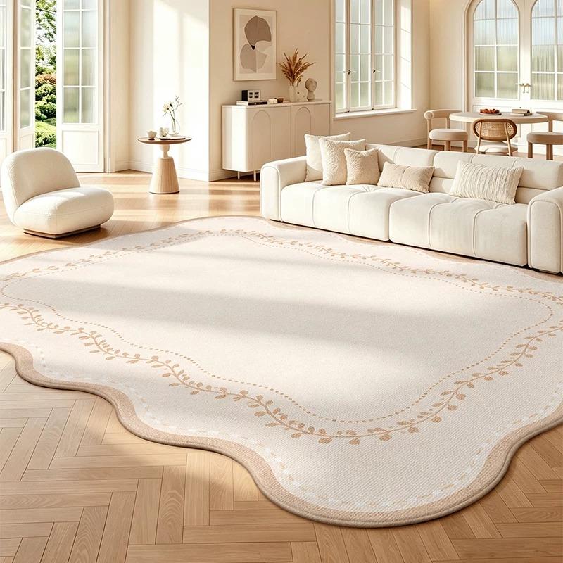 Living Room Carpet Stain-resistant Wear-resistant Floor Mat Minimalist Geometric Irregular Rug Large Size Home Decoration Rugs