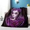 Террор зомби-череп HD с принтом фланелевое одеяло мягкое тонкое одеяло кемпинг пикник одеяла для детей диван офисное автомобильное одеяло