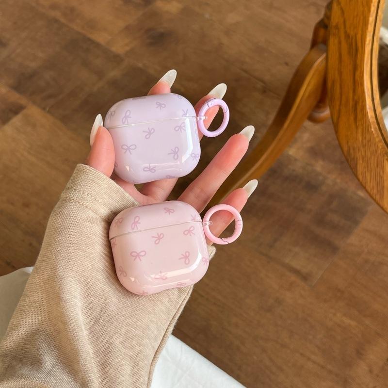 Ins Korean bow AirPods 1 generation earphone case for Apple earphones AirPods Pro1 generation