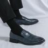 Size 38-46 Vintage Men Loafers Casual Comfortable Fashionable Formal Leather Shoes Men Classic British Banquet Social Shoes
