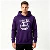 Men Casual Long Sleeve Pullover Hoodie, Cool Skull Graphic Print Loose Fit Sweatshirt for Daily Wear