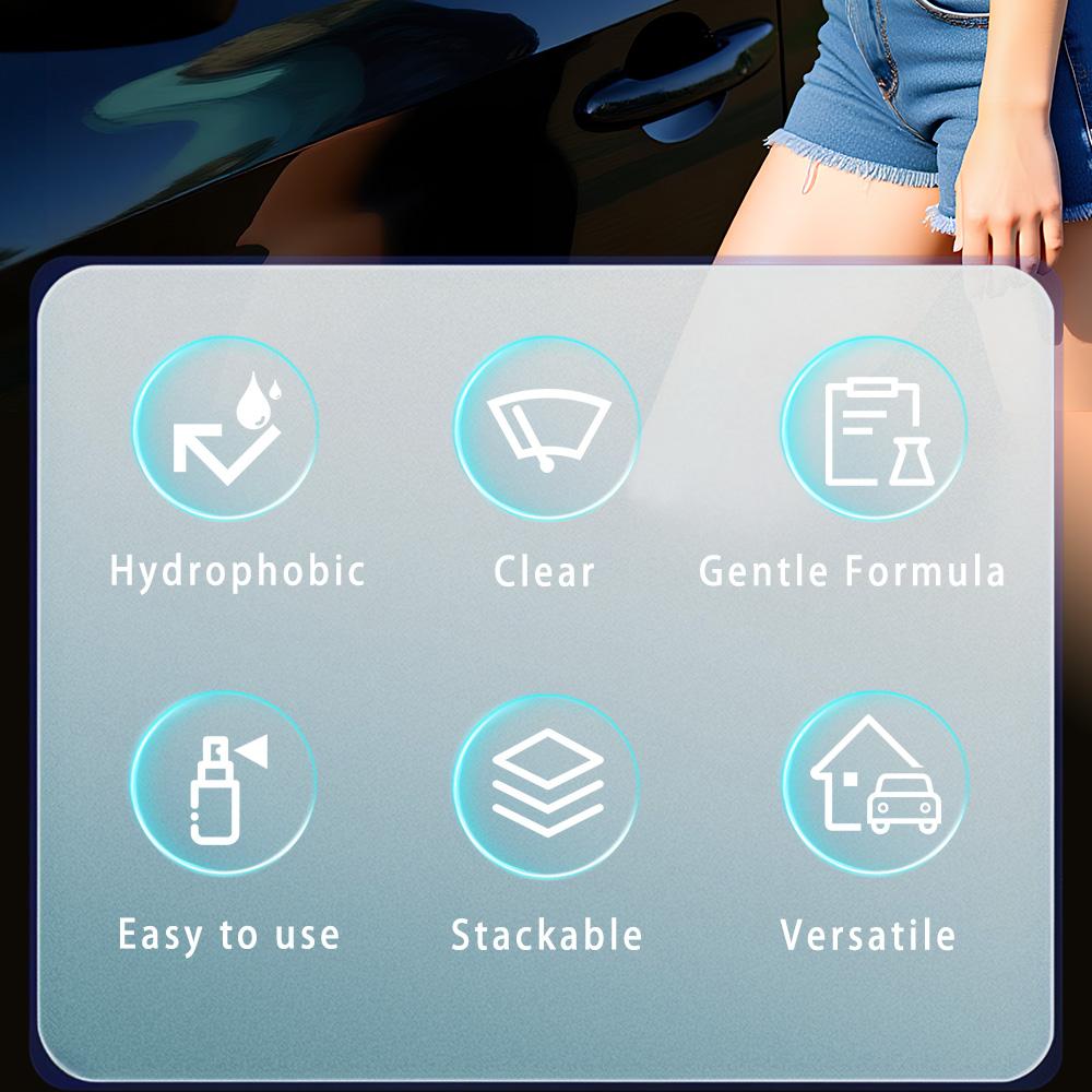 Hydroshine Ceramic Glass Coating Anti Rain Water Repellent Spray Hydrophobic Car Chemical Detail