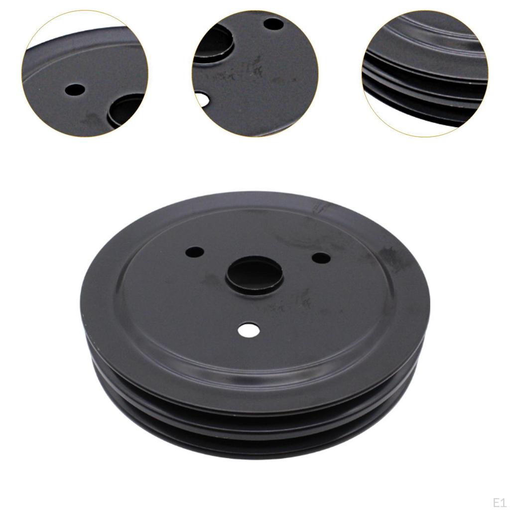 Crankshaft Pulley Short Water Pump Steel Accessories Double Groove for 5.0 L / 307 Ci 4.9 302
