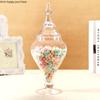 European Style with Lid Glass Jar Food Candy Jar Decoration Dessert Table Arrangement Glass Cover Household Storage Tank Jars