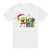 SpongeBob SquarePants Mens Wrap Star At Christmas T-Shirt