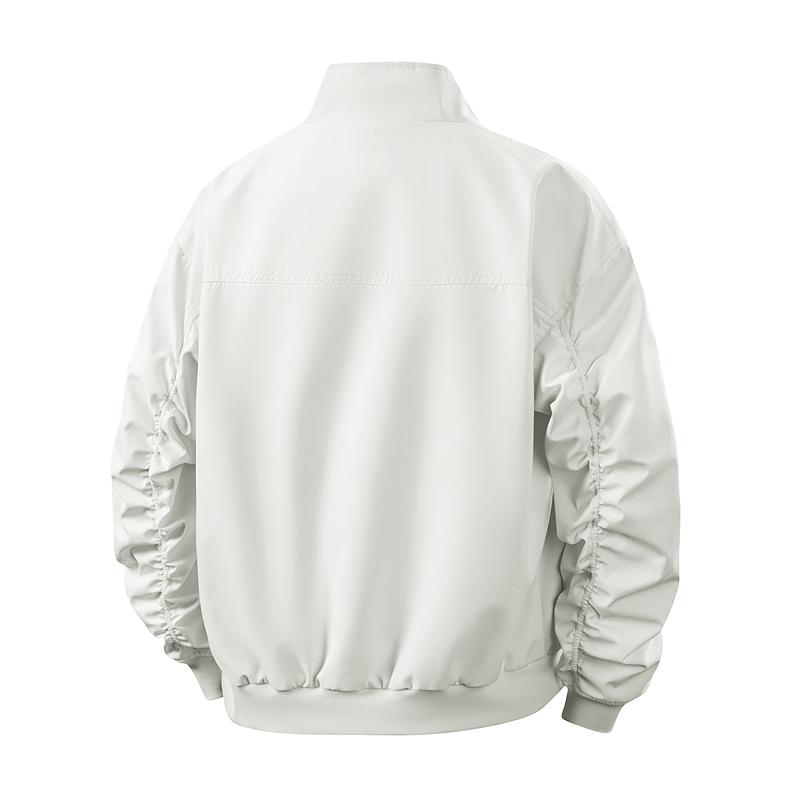Новая куртка со стойкой воротником, мужская куртка в стиле бейсбол, повседневная куртка, мужская бейсбольная форма, свободный костюм-авиатор для пары, студенческая куртка