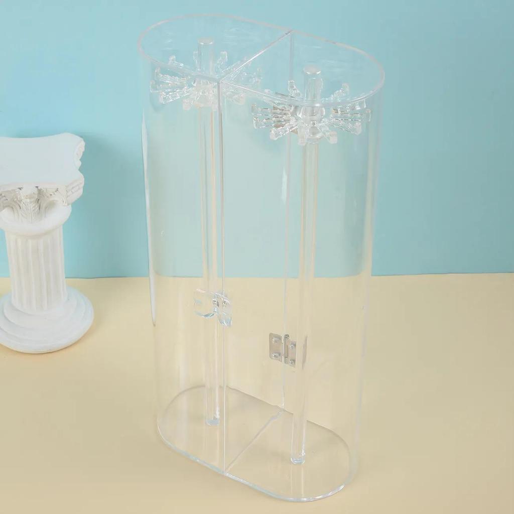 Acrylic Jewelry Box Organizer for Women Ring Bracelet Jewelry Box Storage Necklace Earrings Transparent Display Stand Accessory