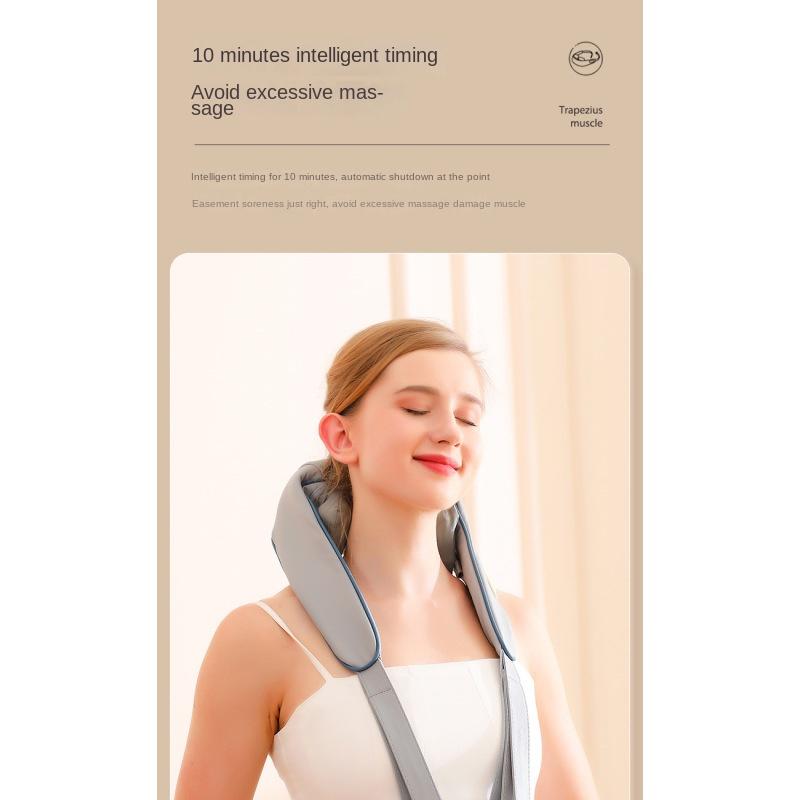Массажер для трапециевидных мышц, разминающий массажер для плеч и шеи, массажер для шейного отдела позвоночника