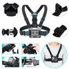 Action Camera Chest Strap Plastic Metal J Seat Fixing Action Camera Chest Mount Harness for Outdoor Cycling