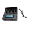 4 Slot 18650 Smart Charger with LCD Display Fast Stable And User-Friendly Ample Capacity Battery Charger 26500 AA/AAA Batteries
