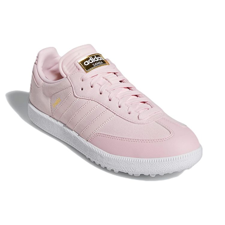 adidas Кроссовки унисекс Samba Spikeless Golf SE прозрачные розовые облачно-белые HP7878