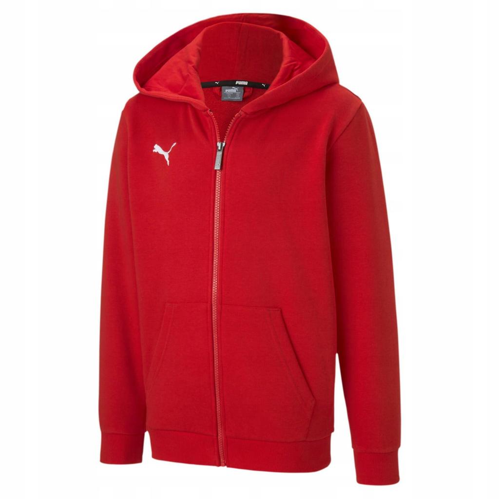 Y5126 Black Puma TeamGoal Youth Sports Hoodie 116