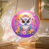 2D Flat, Acrylic Jigsaw Puzzle - Suncatcher - Three-Layer Acrylic - Middle Layer Is a Jigsaw Puzzle - Stained Glass Effect Window Hanging Decoration,