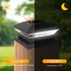4 шт. Солнечный свет, уличный IP65, солнечный столб, лампа на вилле, столб, лампа для забора, ворот, светодиодная лампа для дома, ворот, патио, сада