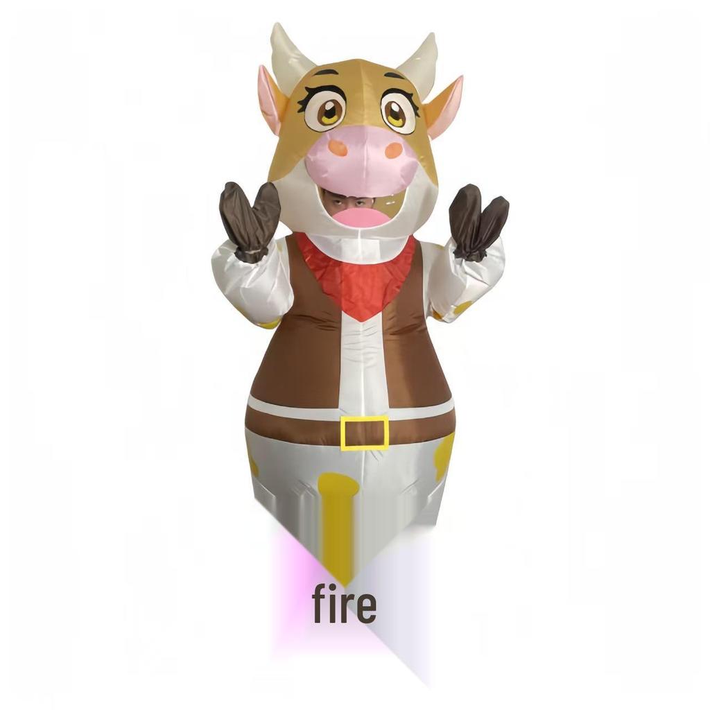 Надувной костюм коровы для Хэллоуина и Рождественских вечеринок