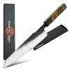 9.5 Inch Japanese Chef Knife Handmade High Carbon Steel Meat Chopping Gyuto Butcher Kitchen Knives with Wood Handle