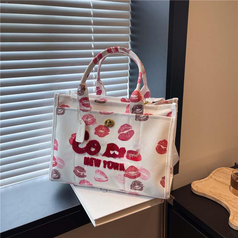 2025 Hot-Selling Large Capacity Canvas Tote: Stylish Commuter & Crossbody Bag.