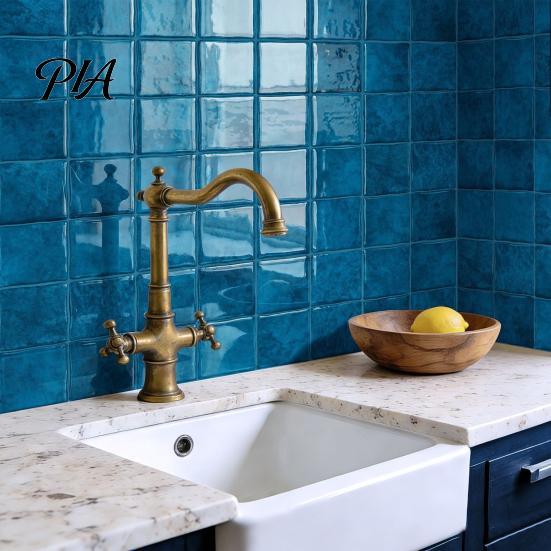 Peel And Stick Wall Tiles Self-Adhesive Mosaic Stickers for Kitchen Bathroom, Waterproof Removable Wallpaper, Sink Backsplash Protector 3D Tile Decals