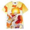 Смешная мультяшная футболка ONE PIECE Крутая мужская футболка с круглым вырезом Повседневная Унисекс Уличная мода Аниме Модная футболка
