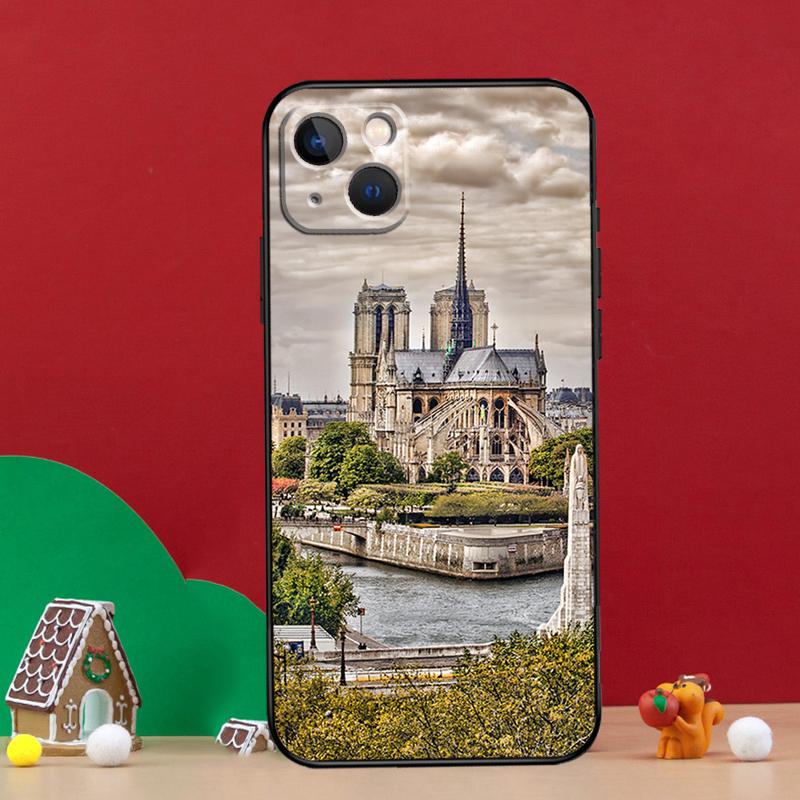 Чехол для телефона Нотр-Дам-де-Пари для iPhone 16 Pro Max 11 12 13 14 15 Pro Mini XS X XR 16 Plus 16e Cover Coque