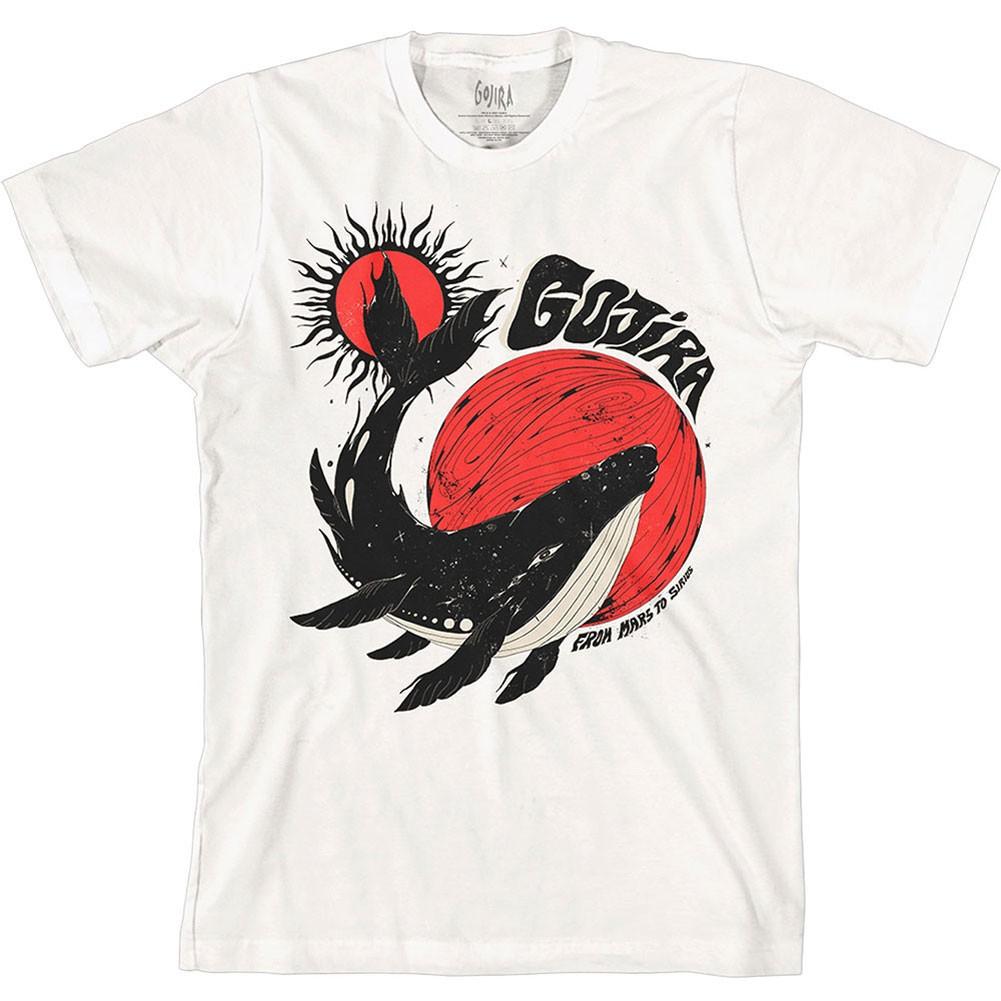 Men's Gojira Whale Slim Fit T-shirt XX-Large White