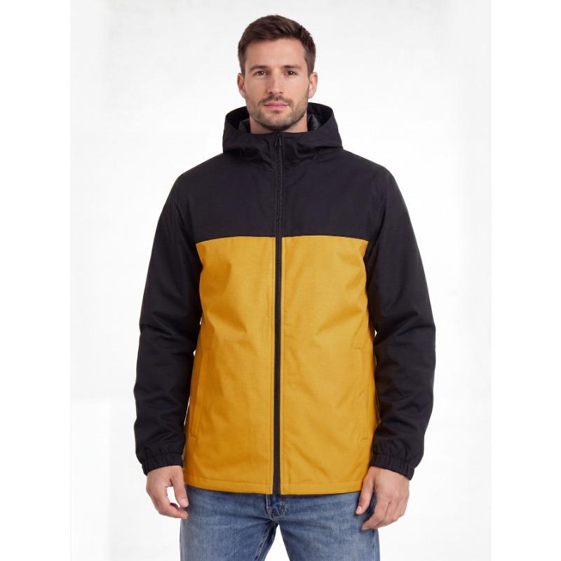 Plus Size Autumn Winter Thin Waterproof Hooded Outdoor Jacket For Men