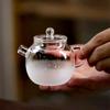 150 мл Мини-чайник в стиле «облако и туман» из стекла с высоким содержанием боросиликатного стекла для одного человека Чайный набор в стиле кунг-фу Чайная утварь