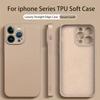 Роскошный оригинальный силиконовый чехол для телефона iPhone 16 15 14 13 12 Pro Max 16Plus, противоударный, мягкий