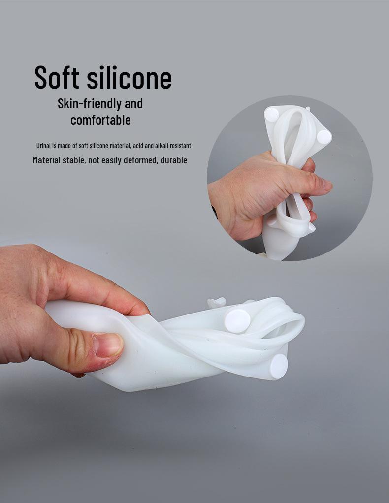 Leak-Proof Silicone Urine Collector for Men, Women & Elderly