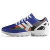 Originals ZX Flux Comfortable Durable Non-Slip Wear-Resistant Low-Top Casual Running Shoes Women Sneaker Blue White S75697