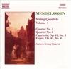 CD FELIX MENDELSSOHN-BARTHOLDY - AUROR - String Quartets Vol. 1 8550861 Naxos 1994 Germany Classical Used