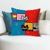 Cute NNyan Cat Anime Celebrity Merchandise AllMatch Printed Pillow Case Sofa Car Office Room Decoration Protector