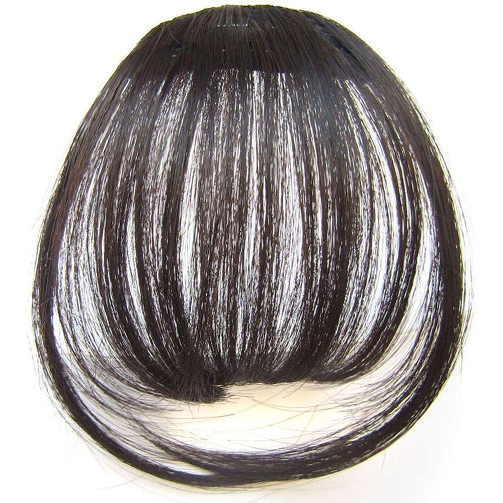Side Bangs Hair Styling for Women Hair Extension Synthetic False Hair Fringe Hairpieces Air Bangs