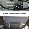 10 Row/16 Row Oil Cooler Kit, Universal Aluminum Remote Transmission Engine Cooler Auto-Manual Radiator Converter Kit