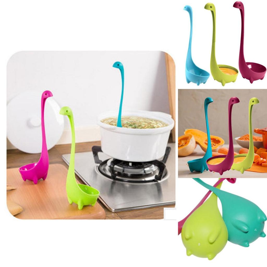 Яркая суповая ложка-динозавр половник Несси Идеальный подарок на любой случай