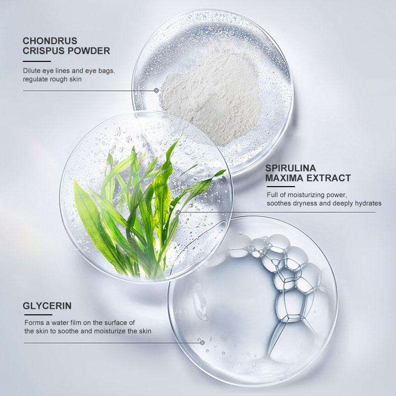Маска для глаз с зелеными водорослями, удаление морщин, темные круги, питательные, увлажняющие, увлажняющие патчи для глаз, маска для ухода за кожей