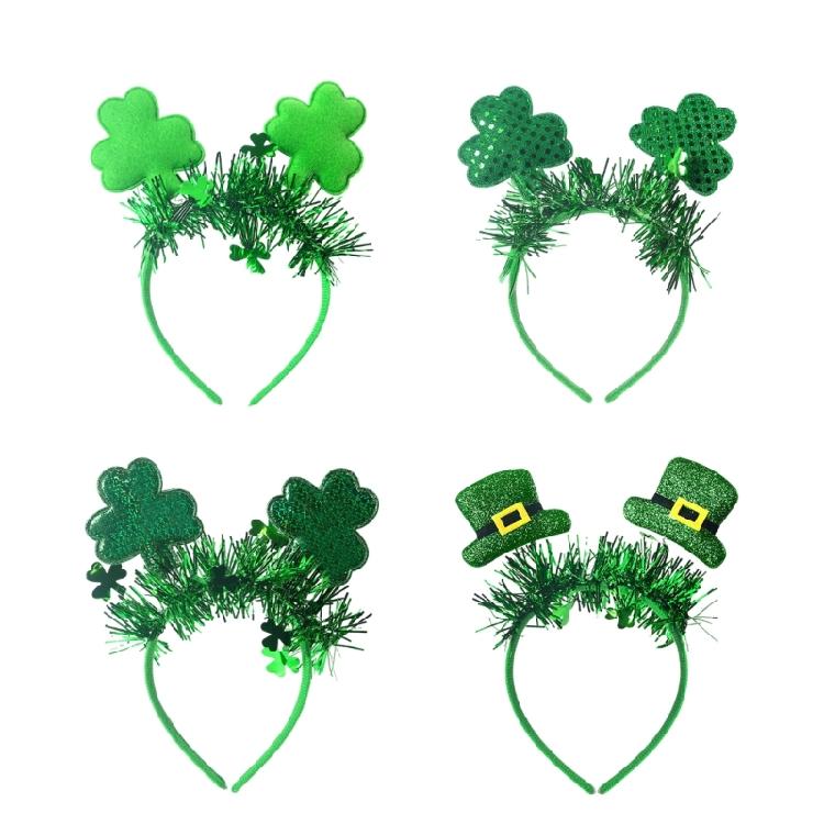 Irish Festival Headband Hairband Patricks Day Party Costume Accessories for Men Women Cosplay Theme Parties Photography