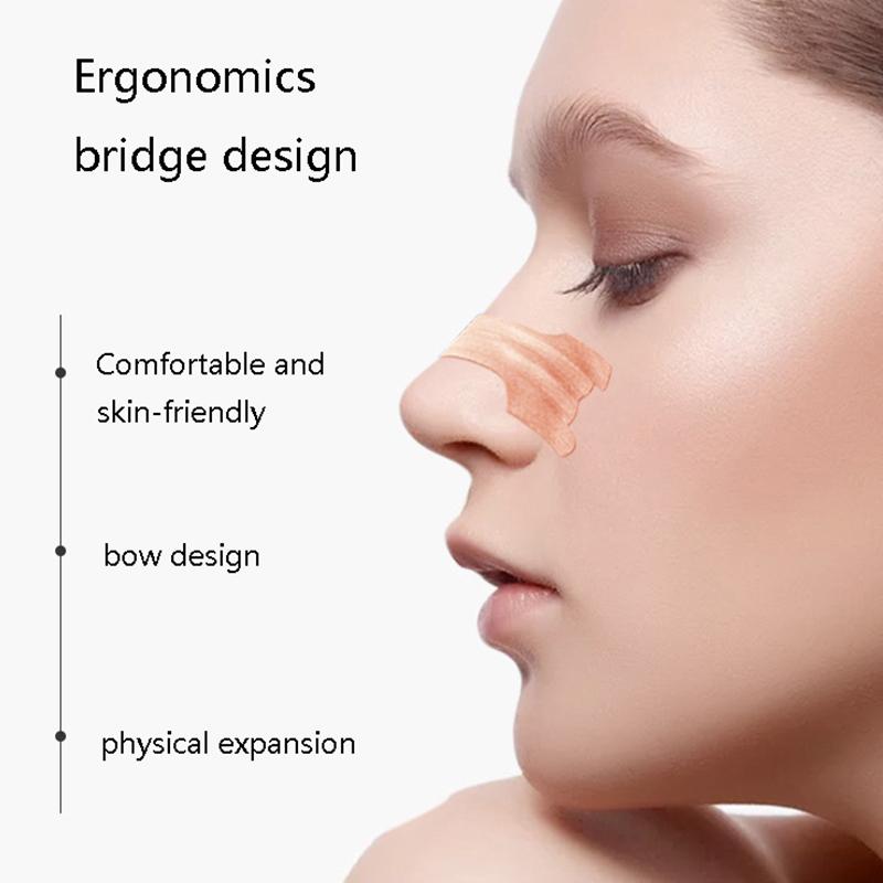 100 шт. Назальные полоски против храпа для облегчения дыхания, уменьшения храпа, полоски для дыхания носом, антихраповый стикер