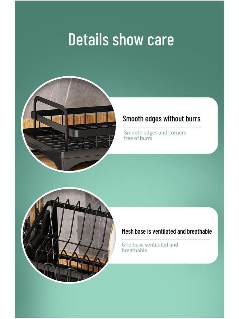 Multifunctional Kitchen Dish and Utensil Drying Rack