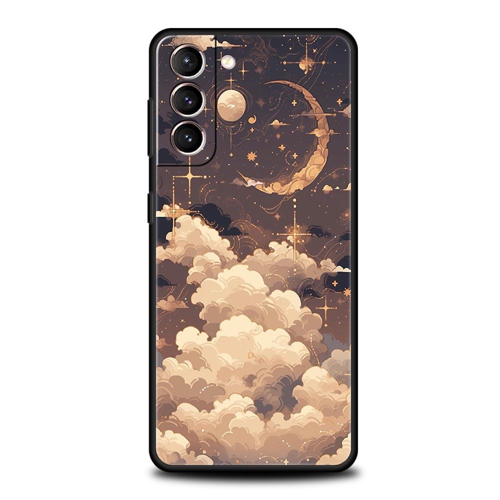 Модный Чехол для Телефона Звездное Небо Звезды для Samsung Galaxy S26 S25 S24 S23 S22 S20 S21 FE Ultra S25 Edge Plus 5G Мягкий ТПУ Чехол Сумки