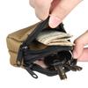 Nylon Tactically Waist Bags Double Pockets Mini Wallets Money Keys Purse Outdoor Small Utility Belt Pouch Wear Resistant