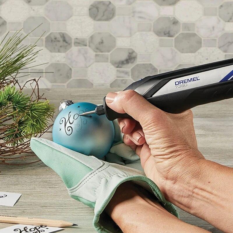 Dremel 105 2 шт./упак. гравировальный резец с хвостовиком 1/8 дюйма, гравировальные биты 0,8 мм, рабочий диаметр, набор вращающихся инструментов для дерева, стекла