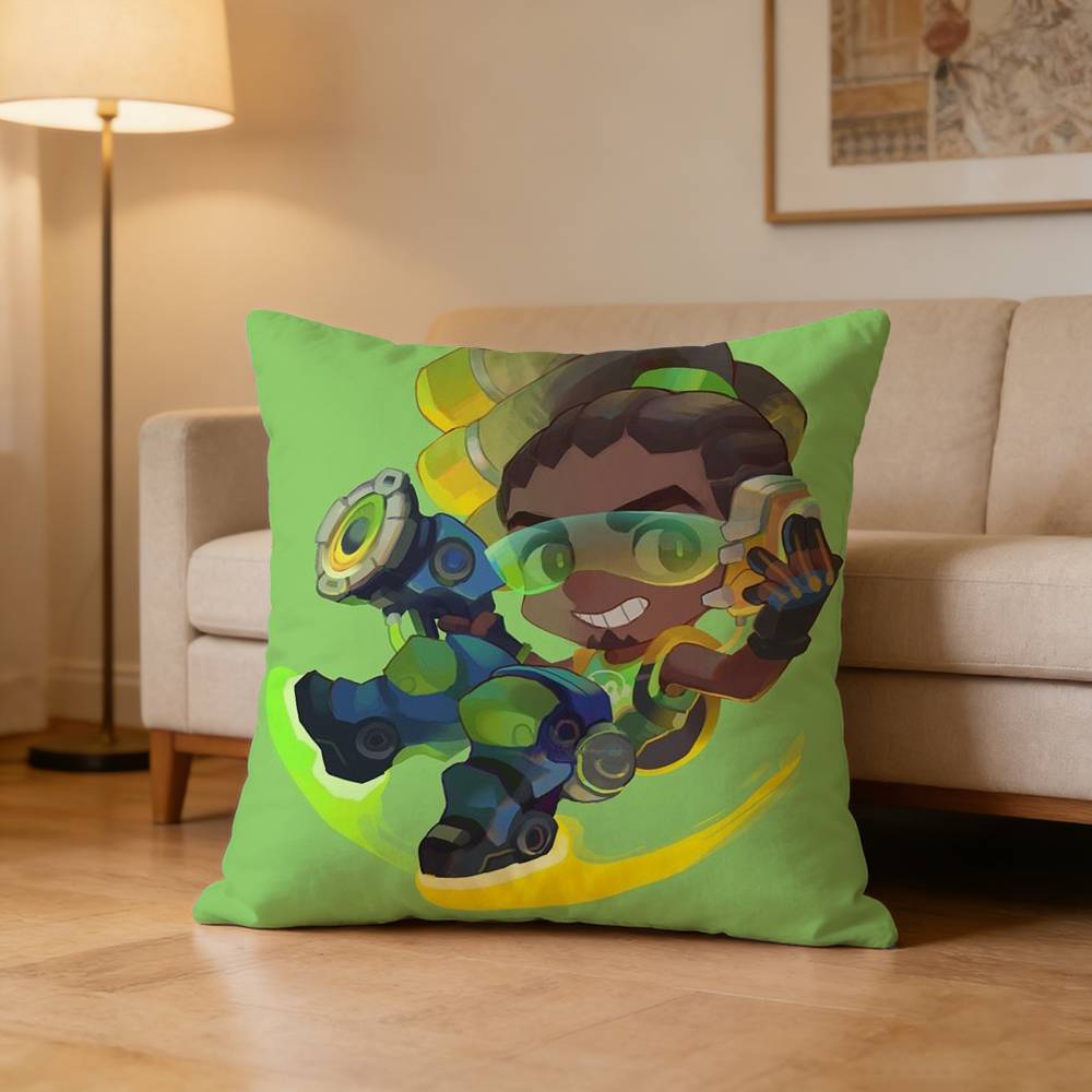 Pop Game O-Overwatch-S Pillow Case For Sofa Living Room Home Office Decor Protective Cover
